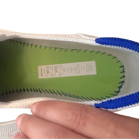 Rothy’s Slip-On Sneakers Light Gray Size 10 Men NWT - Picture 4 of 6